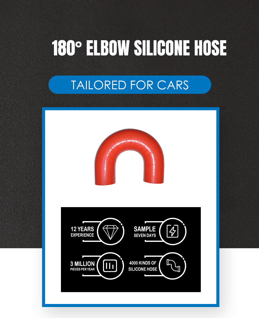 180&deg; Elbow Silicone Hose Suppliers