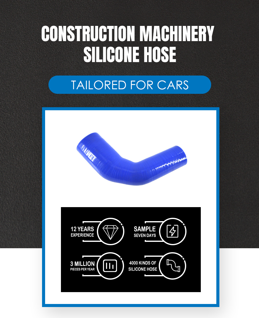 4643561H HIT007 Construction Machinery Silicone Hose