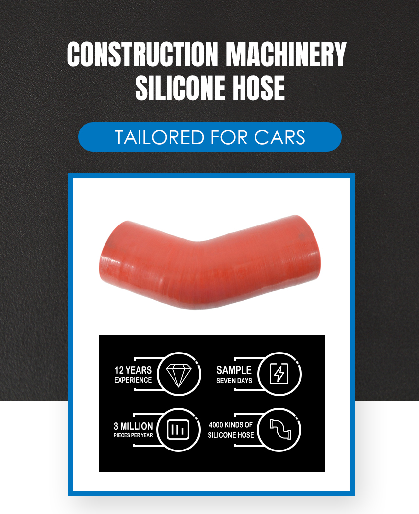NF080102 Construction Machinery Silicone Hose