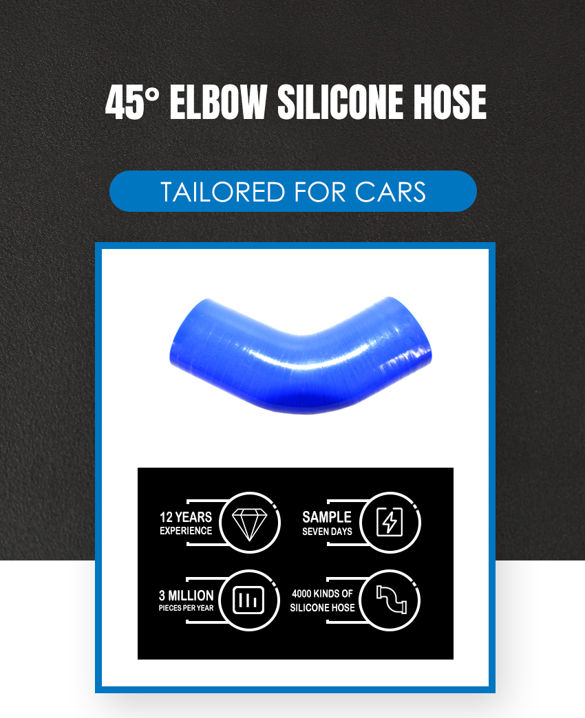 45° Elbow Silicone Hose USA