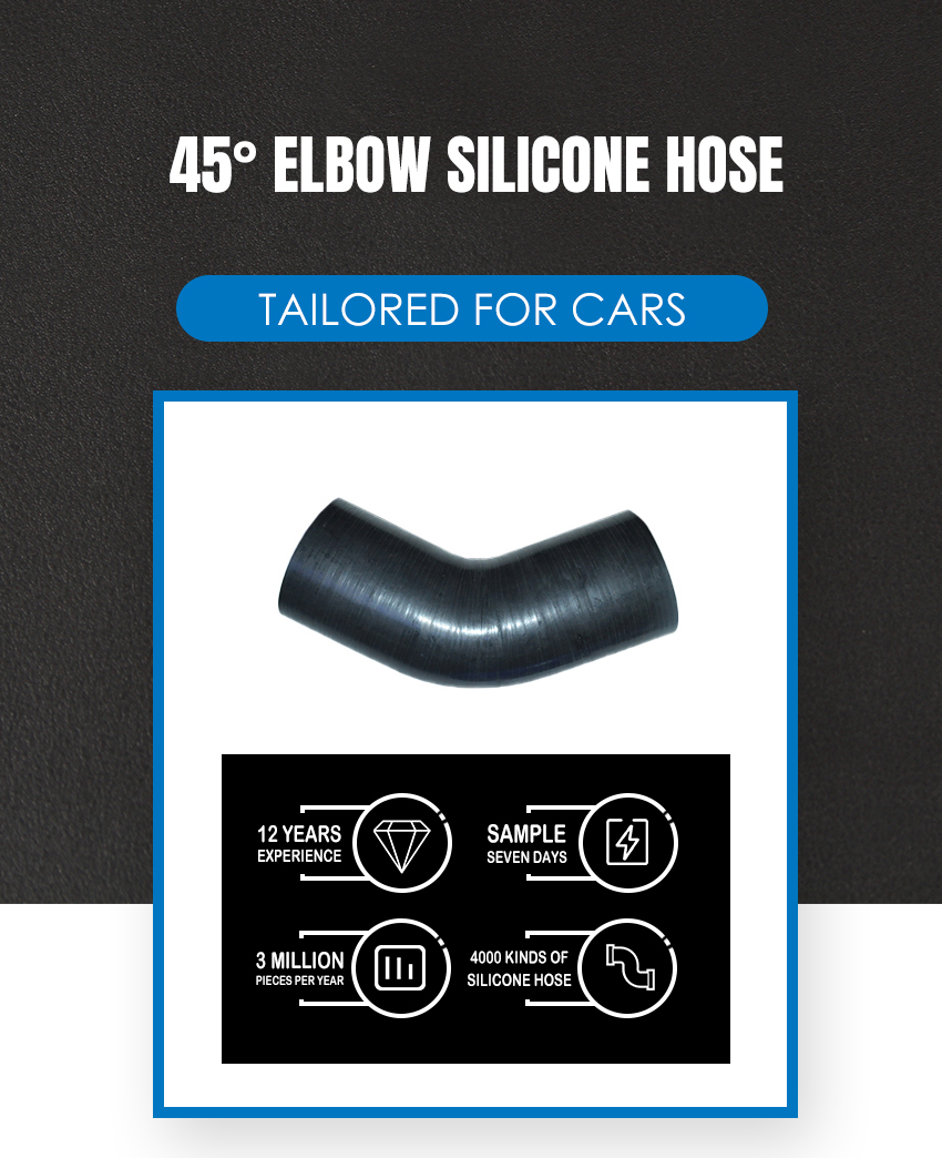45° Elbow Silicone Hose Custom
