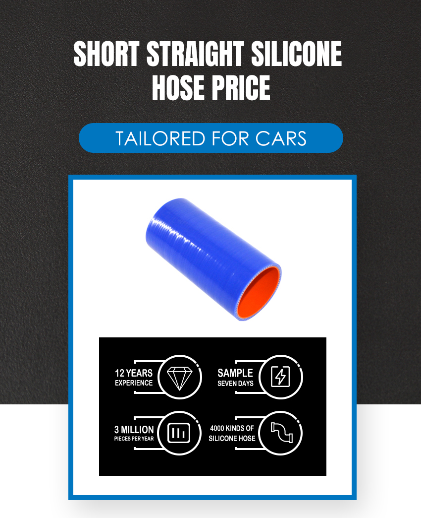 Short Straight Silicone Hose In India