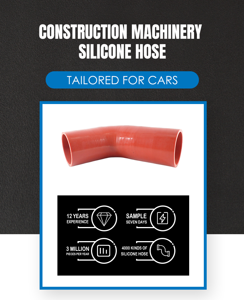 NF080101 Construction Machinery Silicone Hose